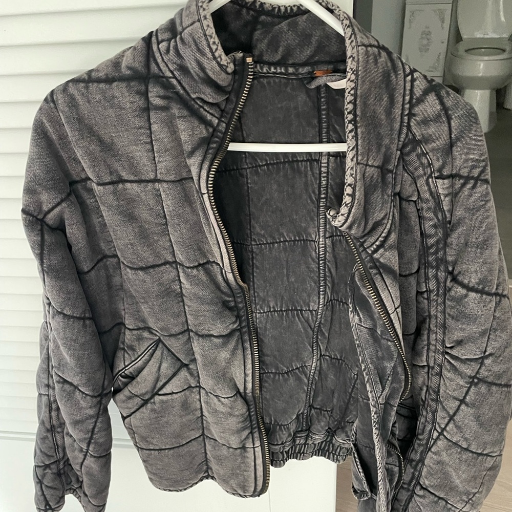 Free People Charcoal Hoodie